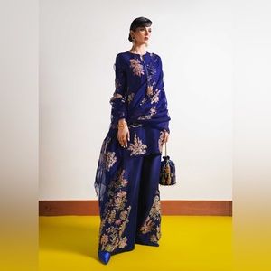 Blue Pakistani Indian dress 3 piece